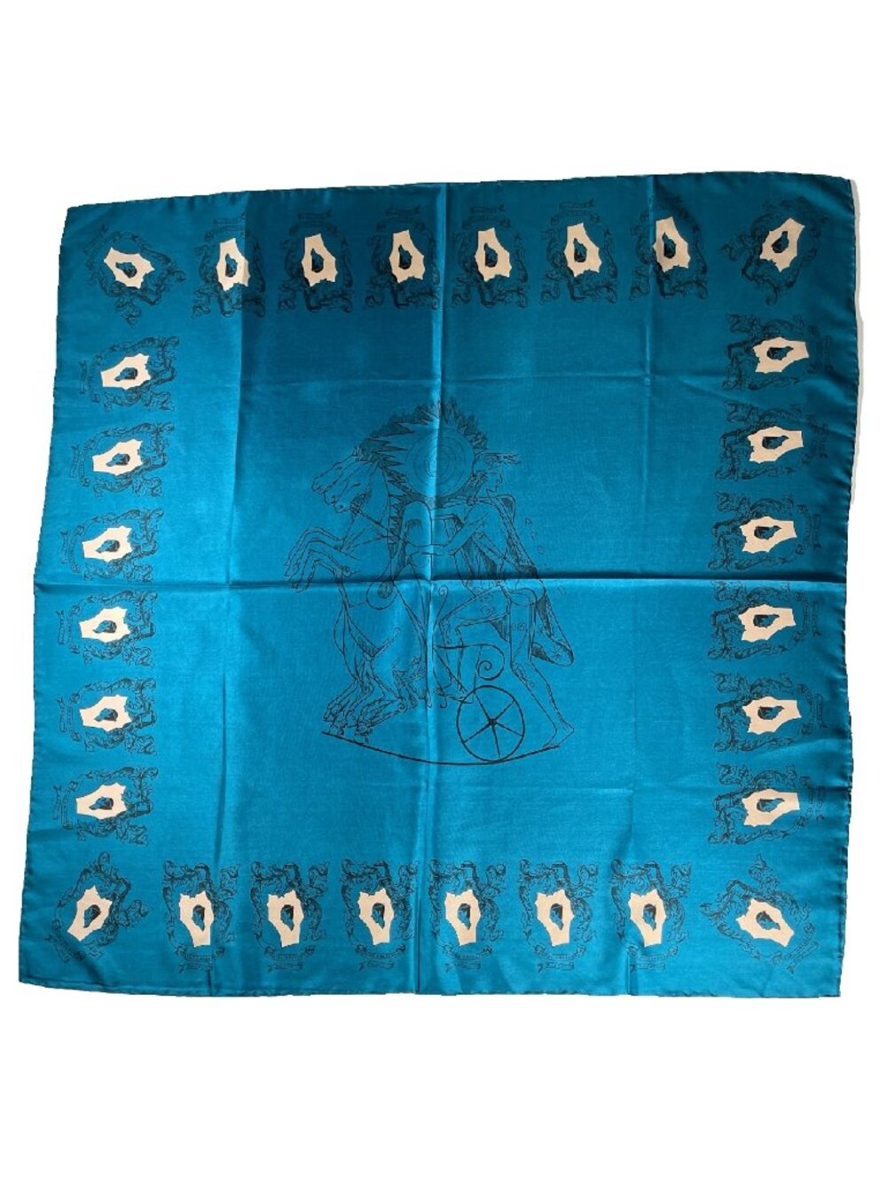 Vintage Signed Emilio Pucci "Candida Praecordia" Silk Scarf